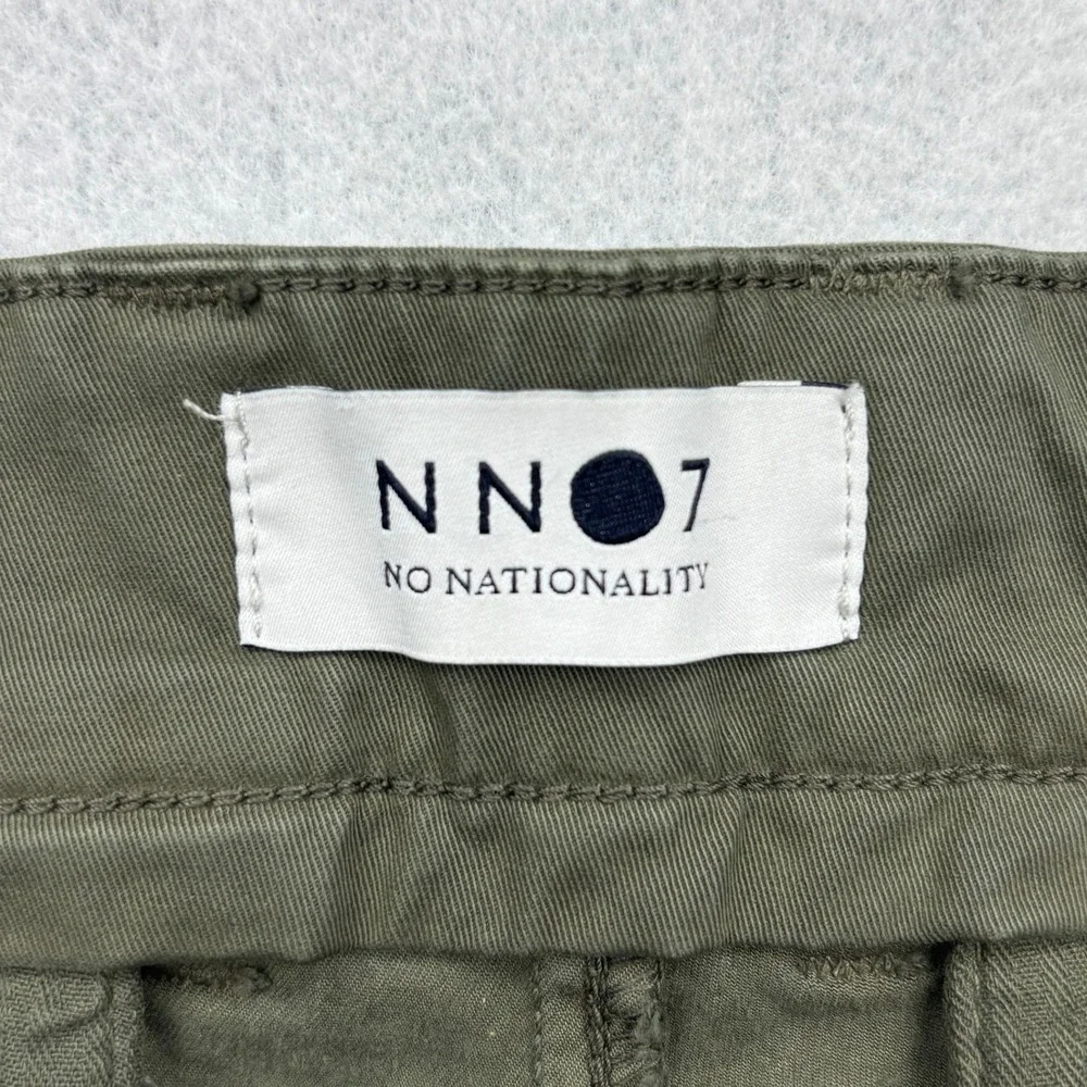 NN07 Pants Mens 31x32 Olive Green Marco 1400 Stretch Cotton Twill Chino Trousers